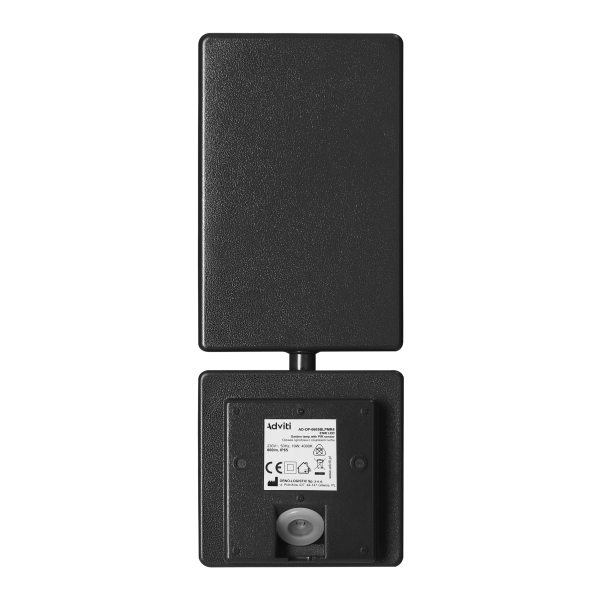 ENID LED 10W, oprawa ogrodowa z czujnikiem ruchu PIR, 800lm, IP65, 4000K, czarna