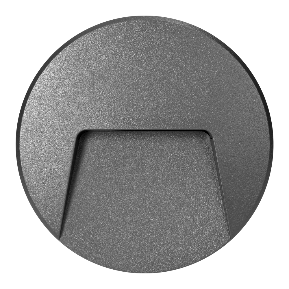 SLIGO LED 3W, lampa elewacyjna, 240lm, IP65, 4000K, okrągła, szara
