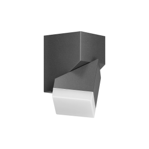 MORPH LED 6W, Outdoor wall lamp, 600lm, IP54, 4000K, grey