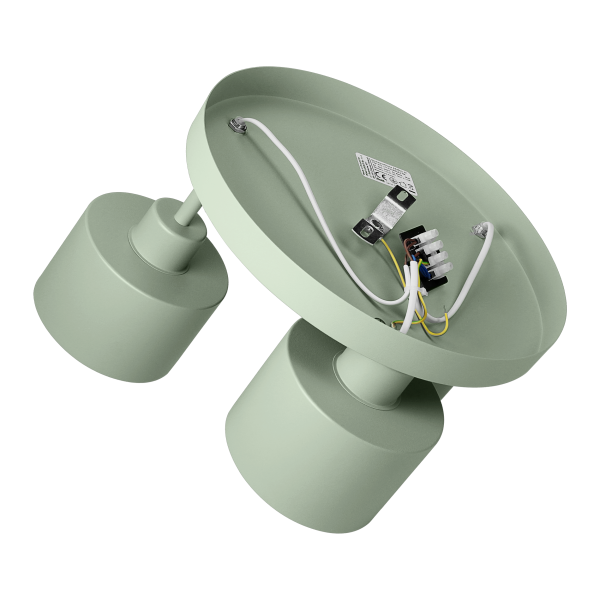 RAMOS lampa wisząca, moc max. 3x 18 W, E27, oliwkowa