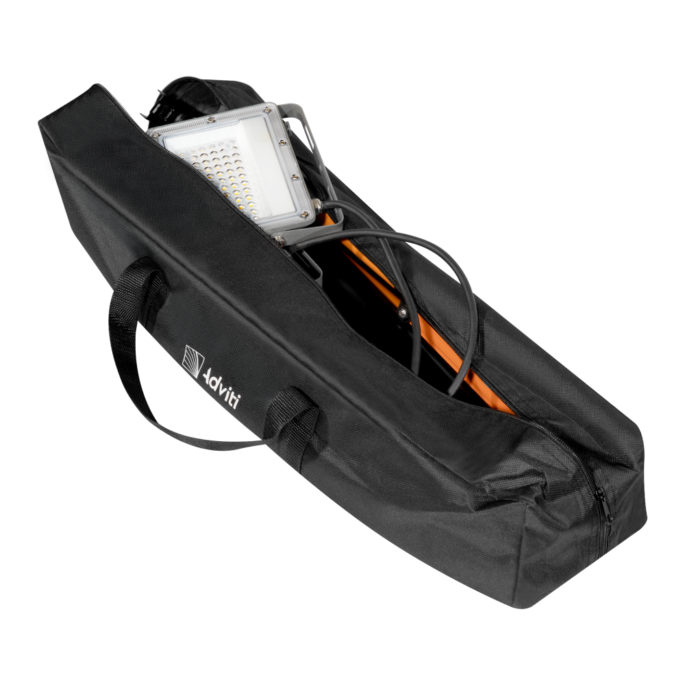 LAVILED set of 2 x 50 W floodlights with tripod, cord and bag