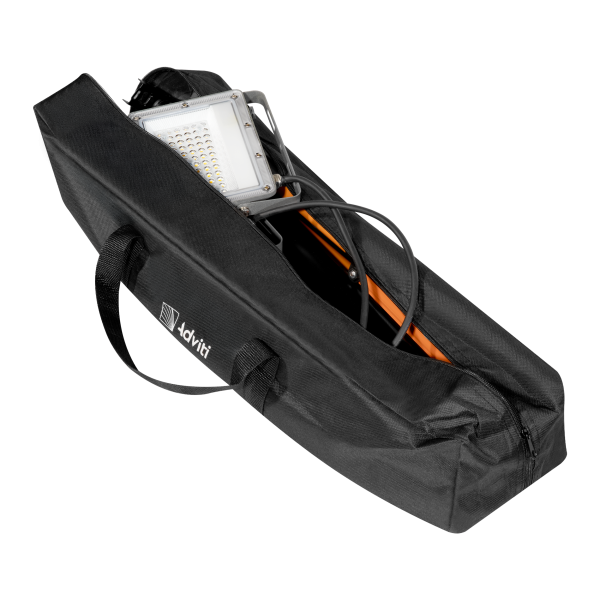 LAVILED set of 2 x 50 W floodlights with tripod, cord and bag
