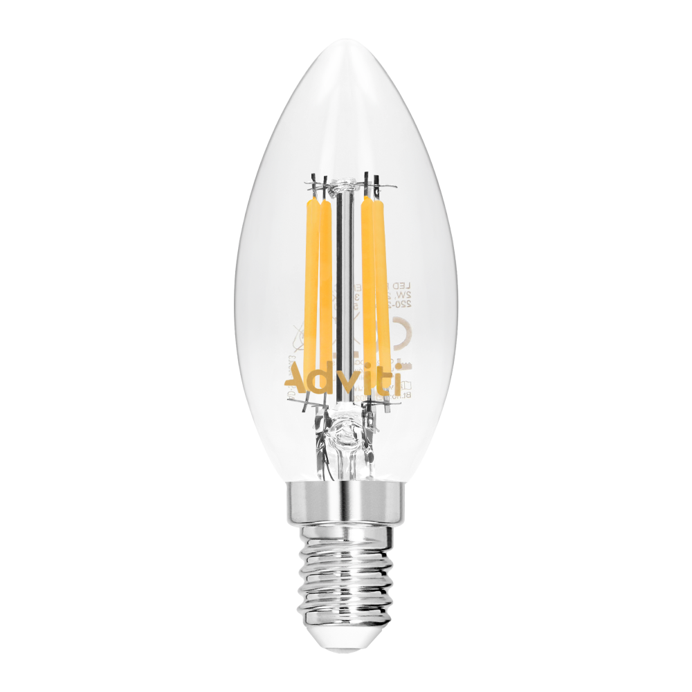 LED bulb FILAMENT C E14 C35 4 W 470 lm 4000 K