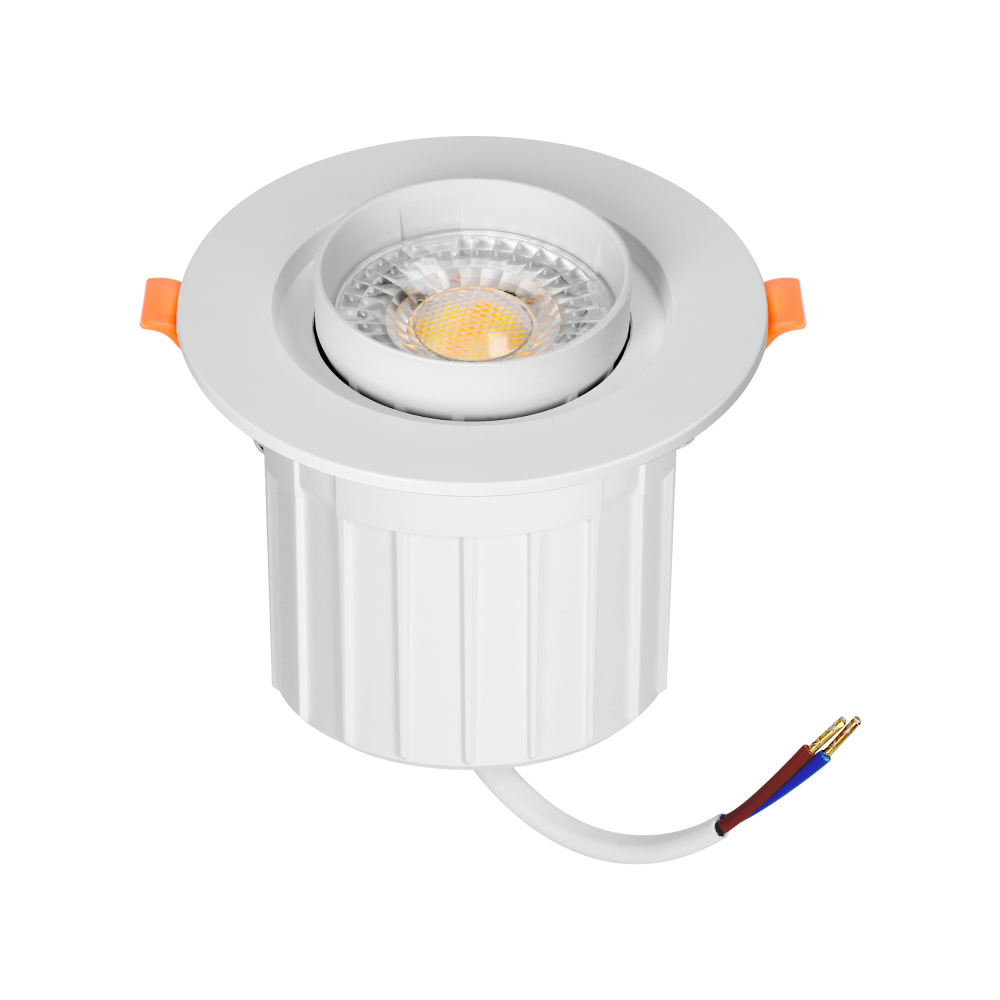 HEMERA LED Downlight 2w1, 7 W, 650 lm, 3000/4000/6500 K, biała