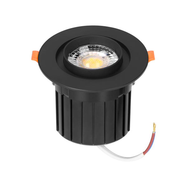 HEMERA LED Downlight 2-in-1,7 W, 650 lm, 3000/4000/6500 K, black