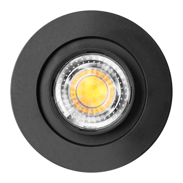 HEMERA LED Downlight 2w1, 7 W, 650 lm, 3000/4000/6500 K, czarna