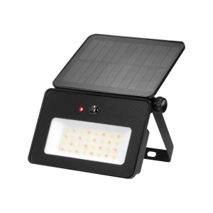 LUNERA LED 10 W, solar floodlight with PIR motion sensor, 700 lm, CCT, IP54, 2400 mAh, black