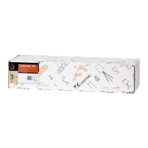 TABUNG 1P, lampa wisząca, G9  max.6W, złota