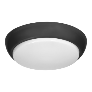 KOKO luminaire 2xE27, 2x40W, black-polypropylene, matt PC diffuser, IP44, IK10