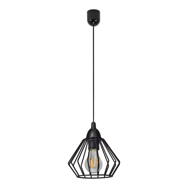 WAYA lampa wisząca, moc max. 1x18W, E27, czarna