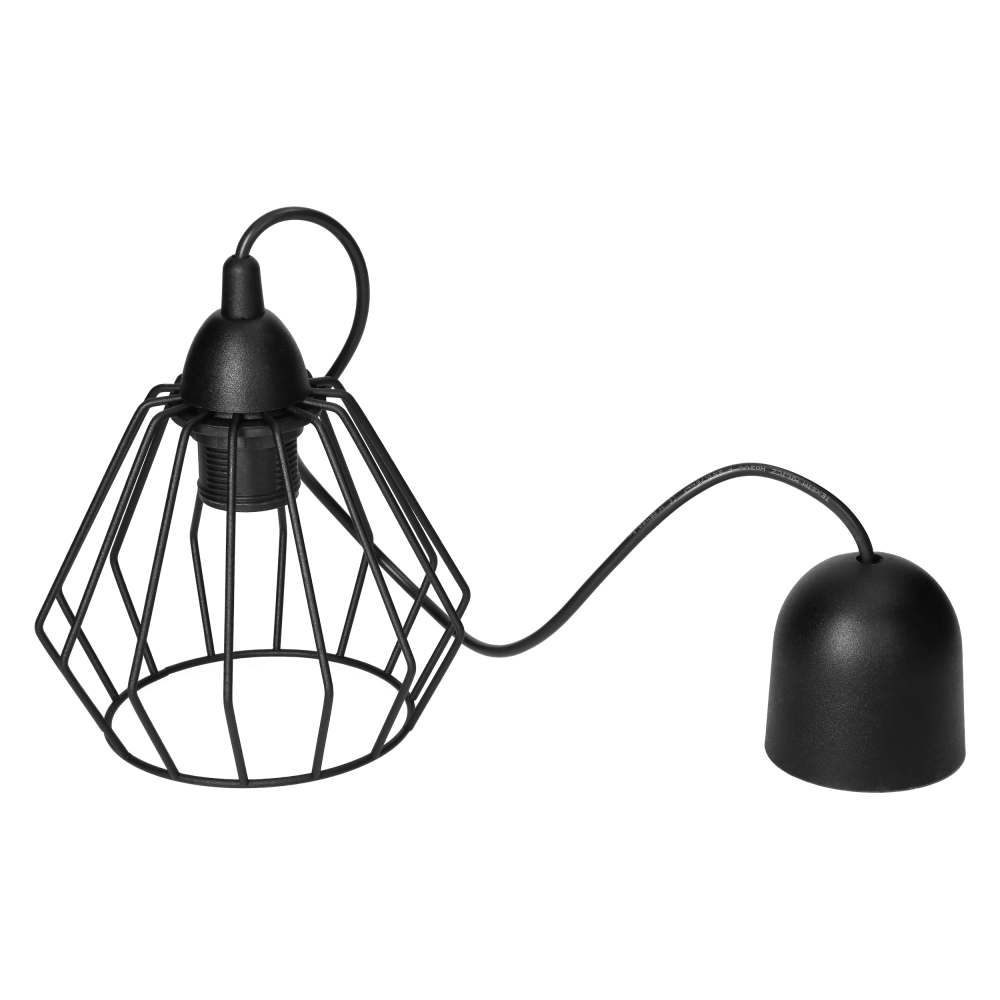 WAYA lampa wisząca, moc max. 1x18W, E27, czarna