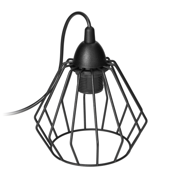 WAYA lampa wisząca, moc max. 1x18W, E27, czarna