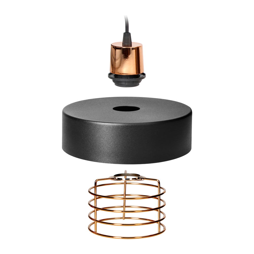 CHIRO lampa wisząca, moc max. 3x18W, E27, czarna