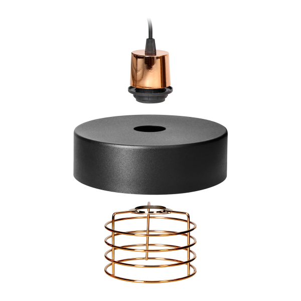 CHIRO lampa wisząca, moc max. 3x18W, E27, czarna