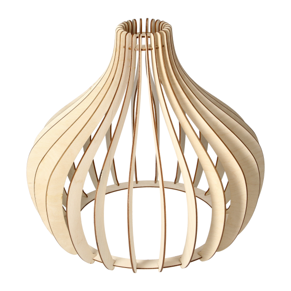 YASIN 400 pendant lamp, max. power 60W, E27, black, wood