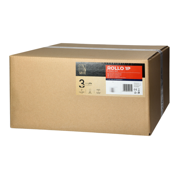 ROLLO lampa wisząca, moc max. 1x15W, E27, biała