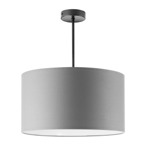 ROLLO pendant lamp, max. power 1x15W, E27, gray, short
