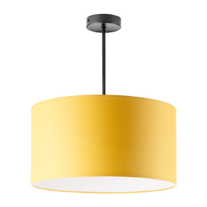 ROLLO pendant lamp, max. power 1x15W, E27, mustard yellow, short