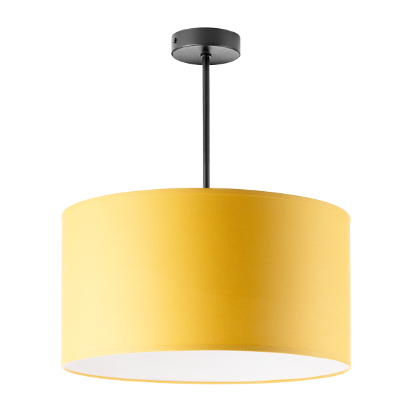 ROLLO lampa wisząca, moc max. 1x15W, musztardowa, krótka