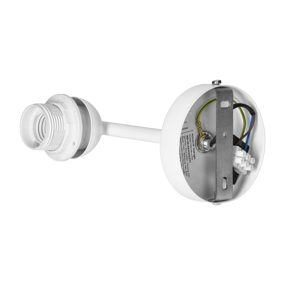 ROLLO wall lamp, max. power 1x15W, white
