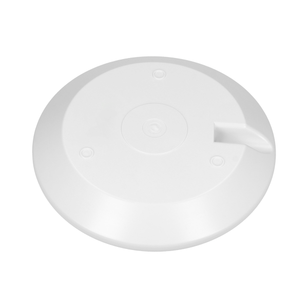 LAPIS LED 12W, plafon oświetleniowy, 800lm, IP65, 4000K, IK10, poliwęglan mleczny, biały