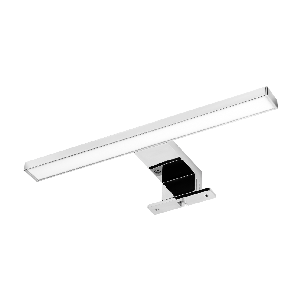 NORTES LED 5W, mirror lamp, 320lm, 4000K, 30 cm long, plastic, silver