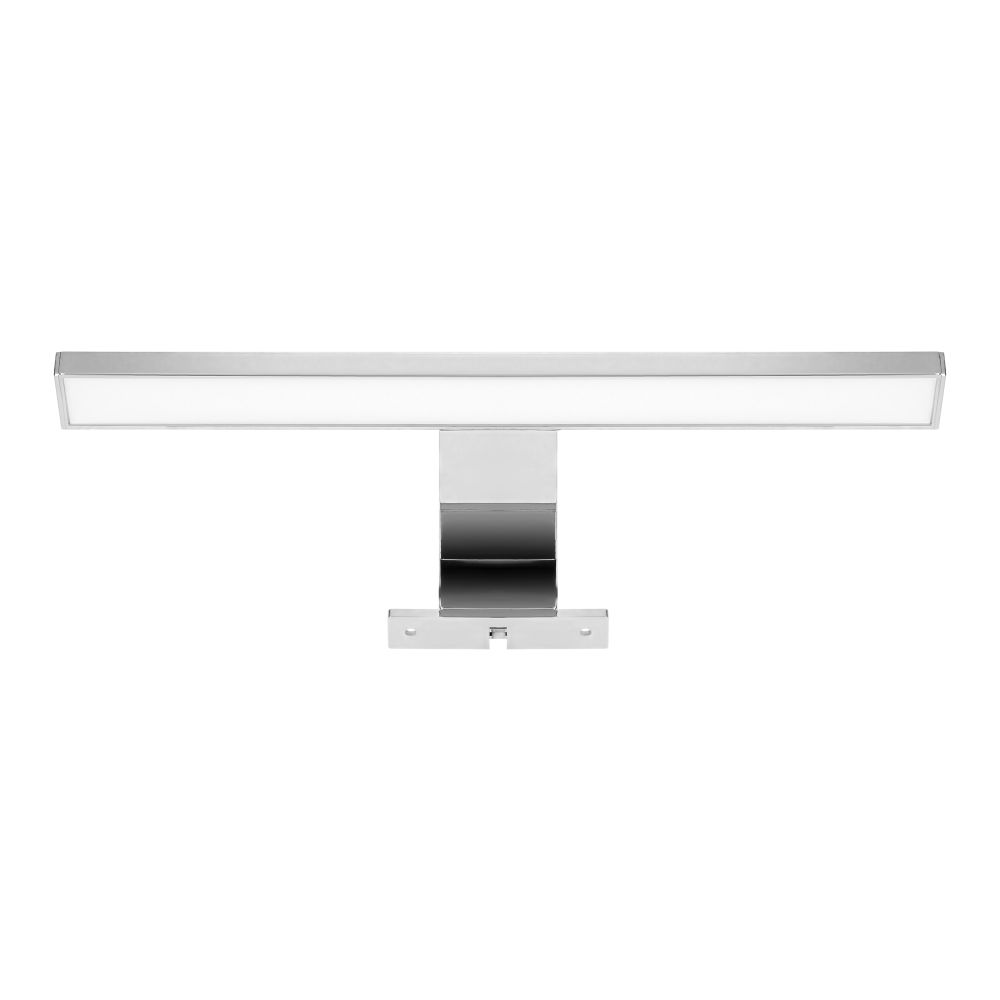 NORTES LED 5W, lampa nad lustro, 320lm, 4000K, dł. 30 cm, plastik, srebrna