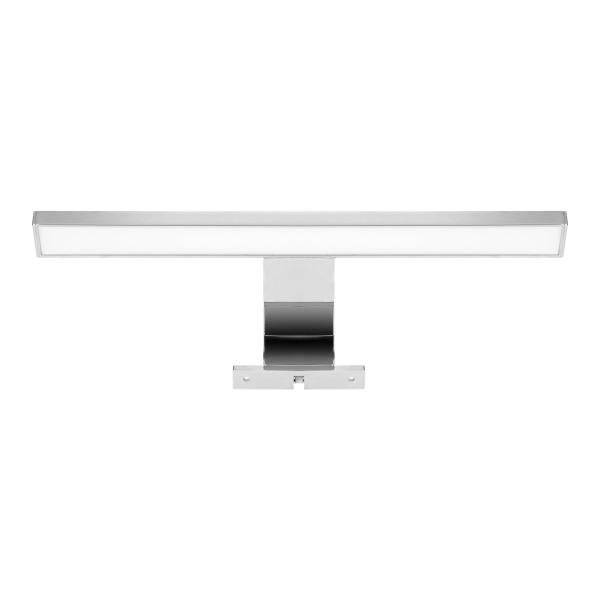 NORTES LED 5W, mirror lamp, 320lm, 4000K, 30 cm long, plastic, silver