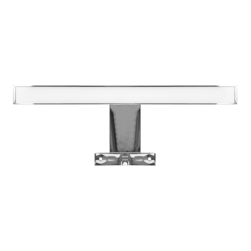 NORTES LED 5W, lampa nad lustro, 320lm, 4000K, dł. 30 cm, plastik, srebrna