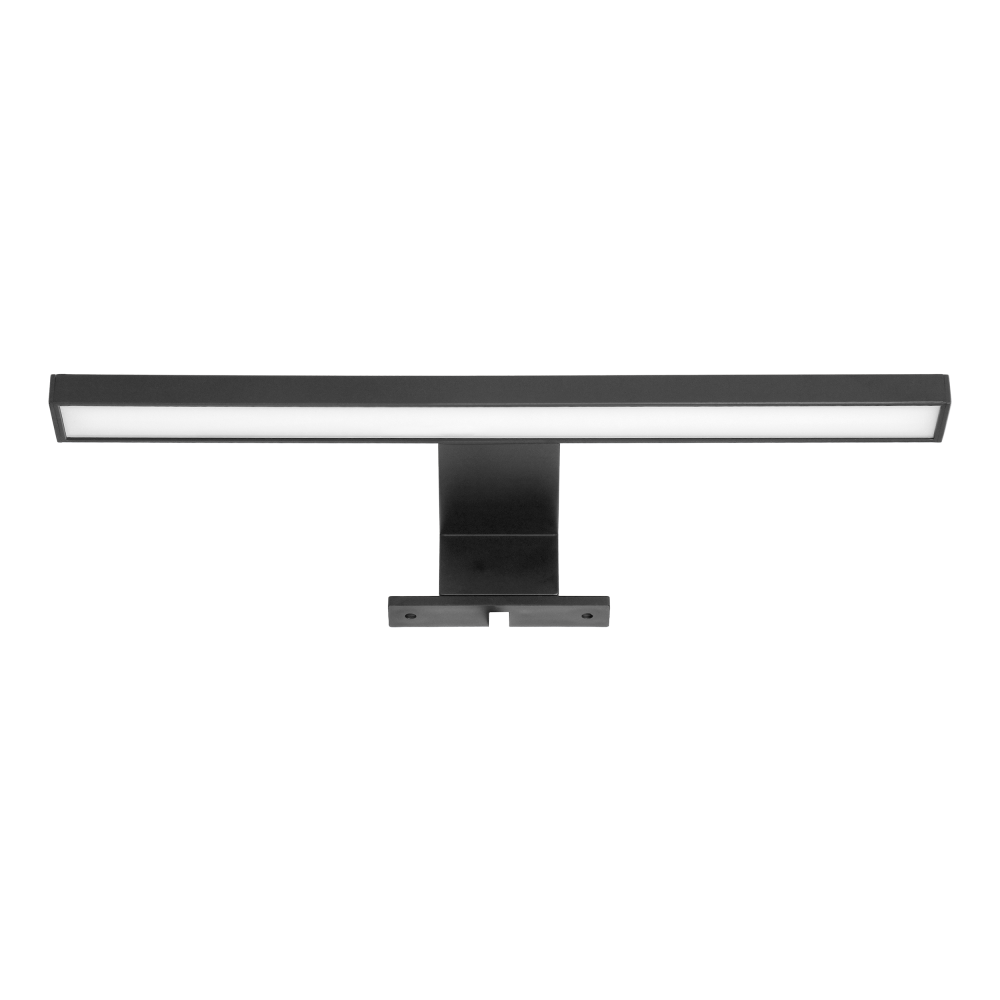 NORTES LED 5W, mirror lamp, 320lm, 4000K, 30 cm long, plastic, black