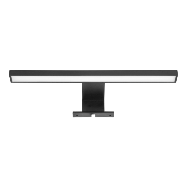 NORTES LED 5W, lampa nad lustro, 320lm, 4000K, dł. 30 cm, plastik, czarna