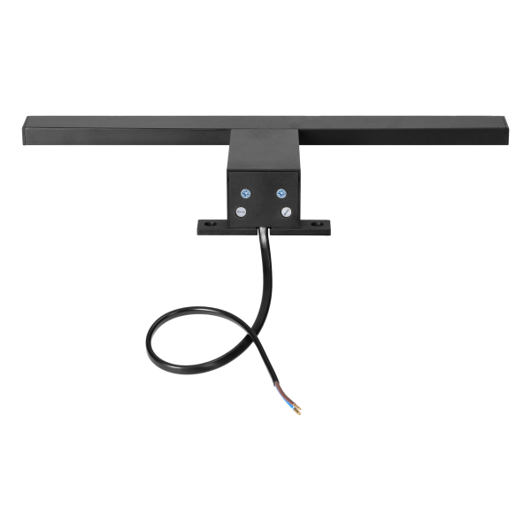 NORTES LED 5W, lampa nad lustro, 320lm, 4000K, dł. 30 cm, plastik, czarna