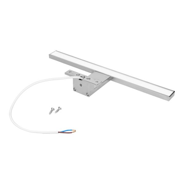 NORTES LED 5W, lampa nad lustro, 320lm, 4000K, dł. 30 cm, aluminium, srebrna NORTES LED 5W, lampa nad lustro, 320lm, 4000K, dł. 30 cm, aluminium, srebrna