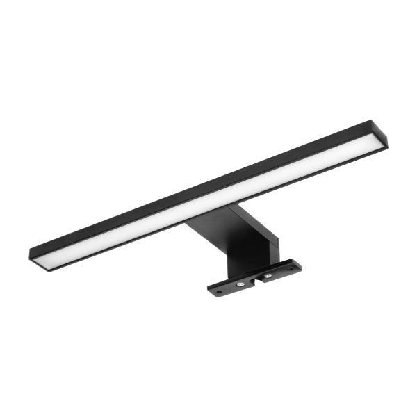 NORTES LED 5W, mirror lamp, 320lm, 4000K, 30 cm long, aluminium black NORTES LED 5W, mirror lamp, 320lm, 4000K, 30 cm long, aluminium black