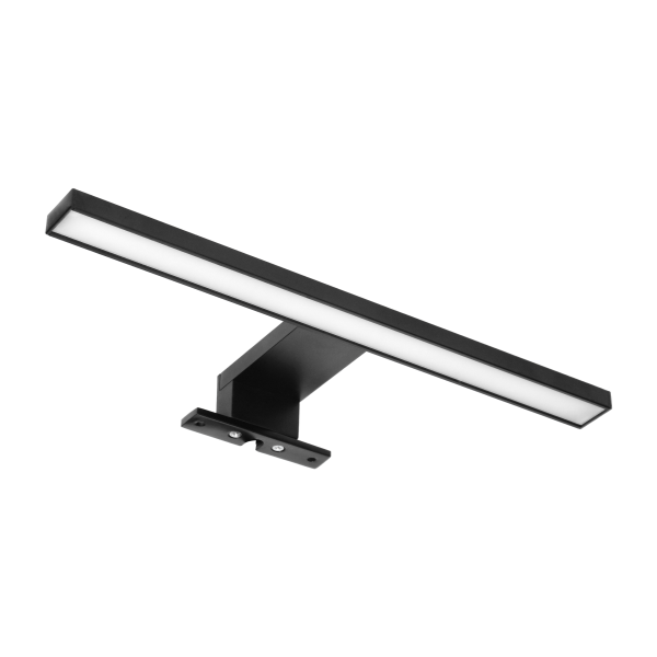NORTES LED 5W, mirror lamp, 320lm, 4000K, 30 cm long, aluminium black NORTES LED 5W, mirror lamp, 320lm, 4000K, 30 cm long, aluminium black