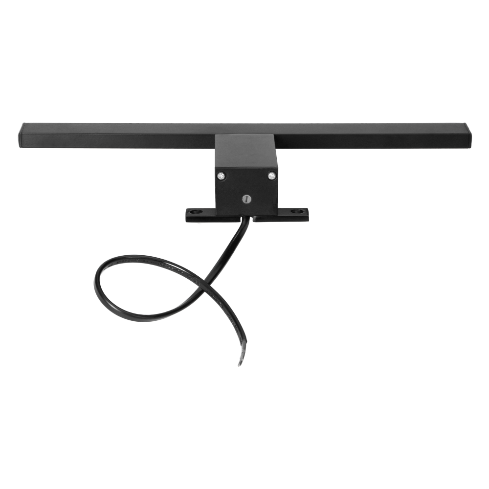 NORTES LED 5W, lampa nad lustro, 320lm, 4000K, dł. 30 cm, aluminium, czarna