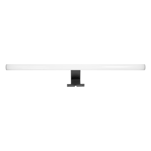PEEGEL LED mirror lamp, 9W, 4000K, 60 cm long, plastic + acrylic, black PEEGEL LED mirror lamp, 9W, 4000K, 60 cm long, plastic + acrylic, black
