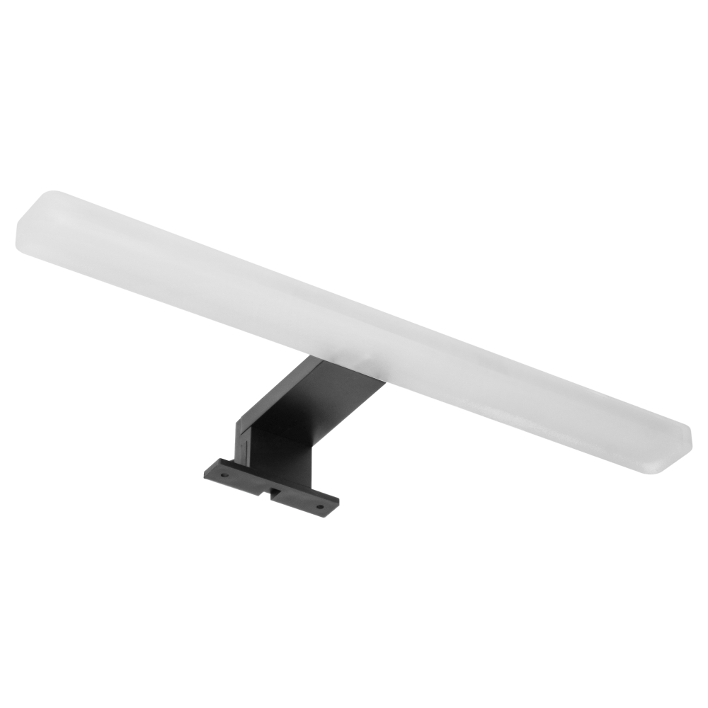 ESPELLO LED 6W mirror lamp, 510lm, 4000K, 40 cm long, aluminium+acrylic, black