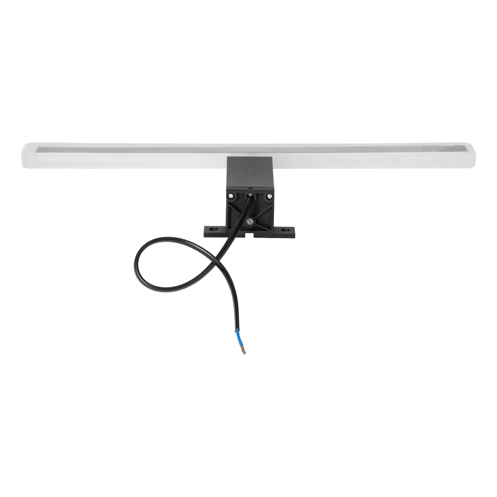 ESPELLO LED 6W mirror lamp, 510lm, 4000K, 40 cm long, aluminium+acrylic, black