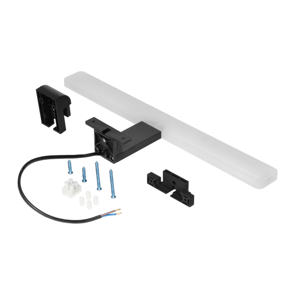 ESPELLO LED 6W, lampa nad lustro, 510lm, 4000K, dł. 40 cm, aluminium+akryl, czarna ESPELLO LED 6W, lampa nad lustro, 510lm, 4000K, dł. 40 cm, aluminium+akryl, czarna