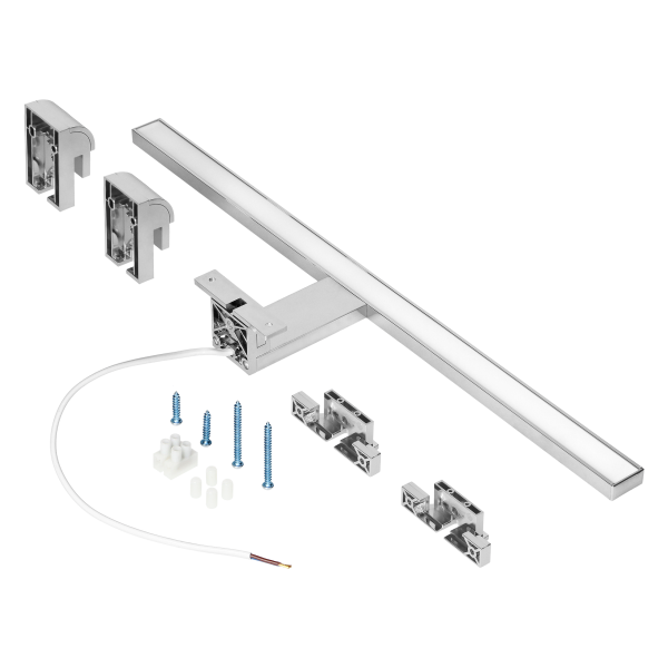 NORTES LED 12W, lampa nad lustro, 900lm, 4000K, dł. 50 cm, aluminium