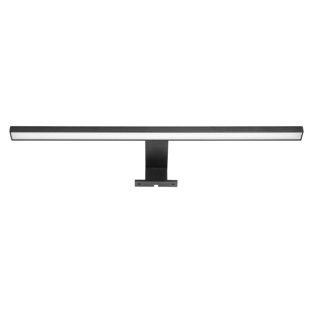 NORTES LED 12W, mirror lamp, 900lm, 4000K, 50 cm long, aluminium, black