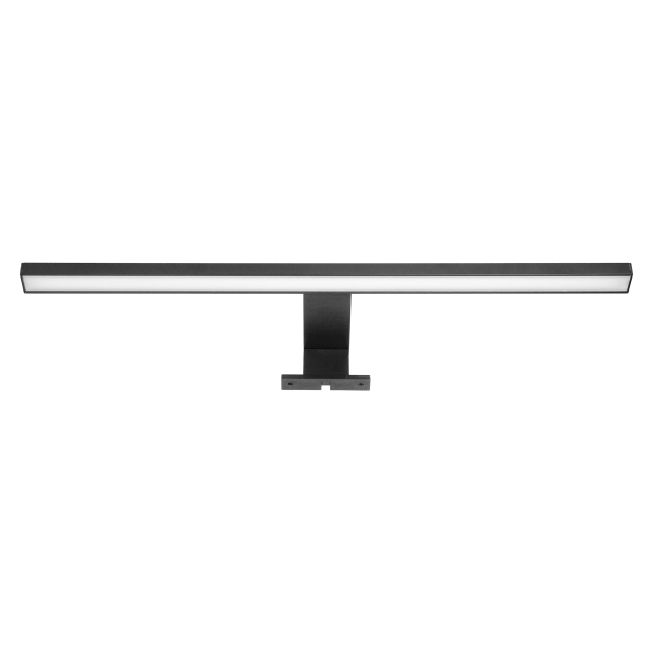 NORTES LED 12W, mirror lamp, 900lm, 4000K, 50 cm long, aluminium, black