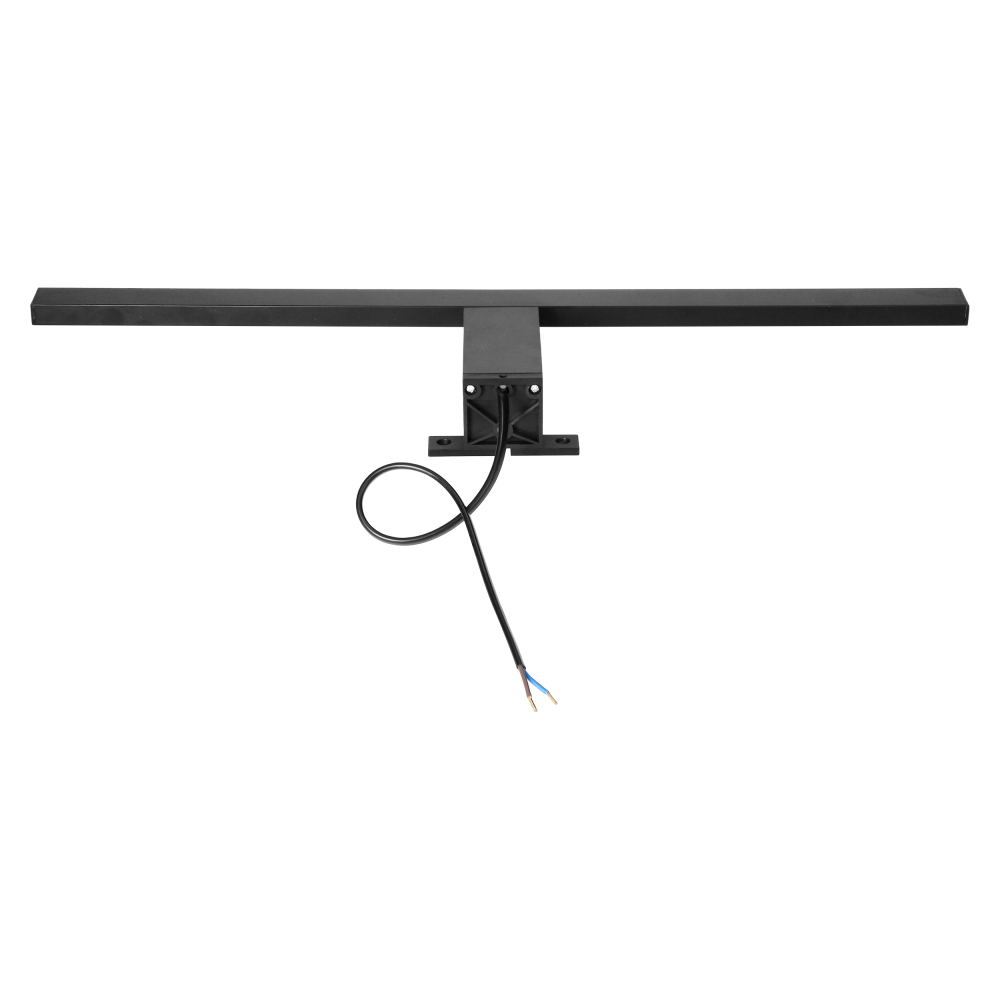 NORTES LED 12W, mirror lamp, 900lm, 4000K, 50 cm long, aluminium, black