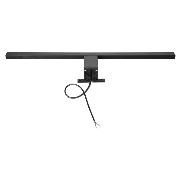 NORTES LED 12W, lampa nad lustro, 900lm, 4000K, dł. 50 cm, aluminium, czarna