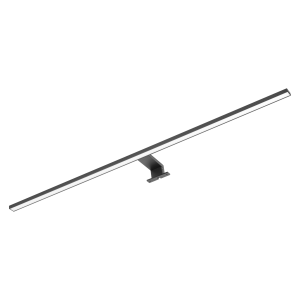 NORTES LED 18W, mirror lamp, 1600lm, 4000K, 100 cm long, aluminium, black