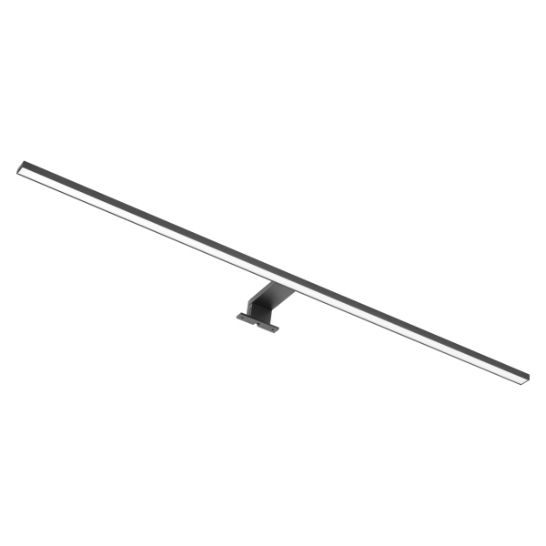 NORTES LED 18W, lampa nad lustro, 1600lm, 4000K, dł. 100 cm, aluminium, czarna