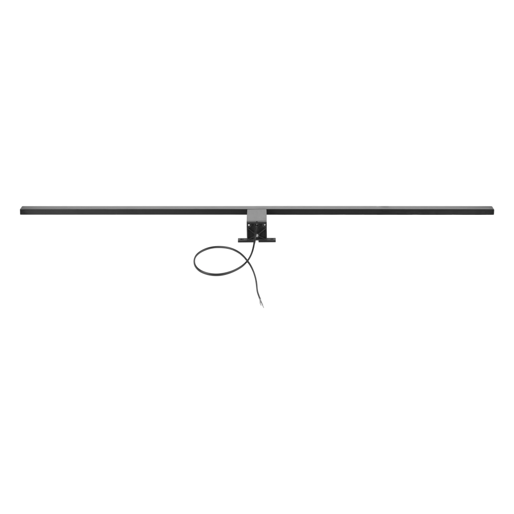 NORTES LED 18W, mirror lamp, 1600lm, 4000K, 100 cm long, aluminium, black